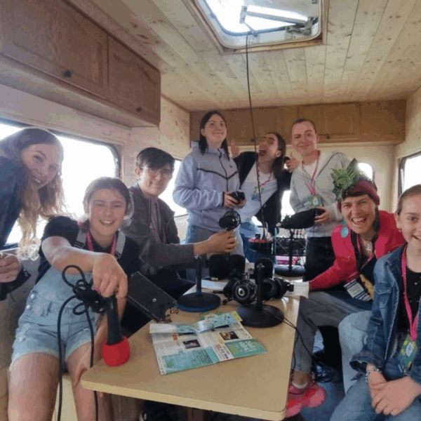 Atelier radio au festival charivarue