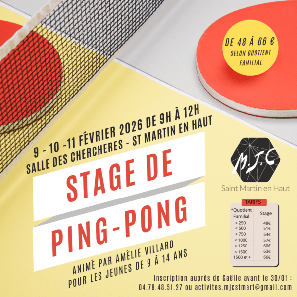 Stage Ping Pong