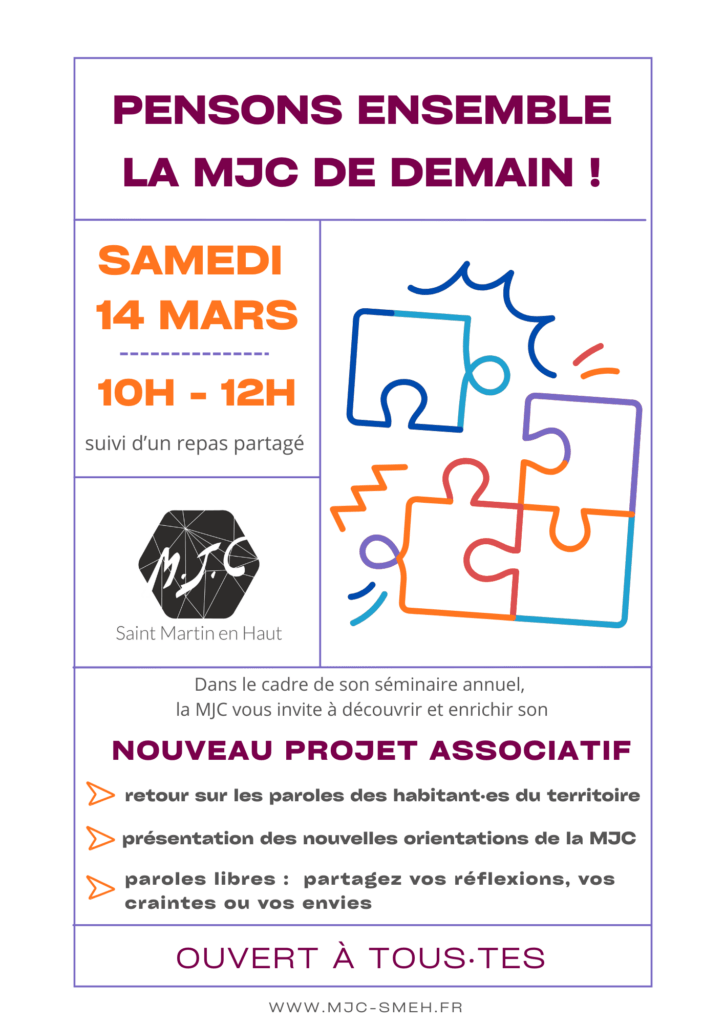 Lire la suite à propos de l’article Vers un nouveau projet associatif