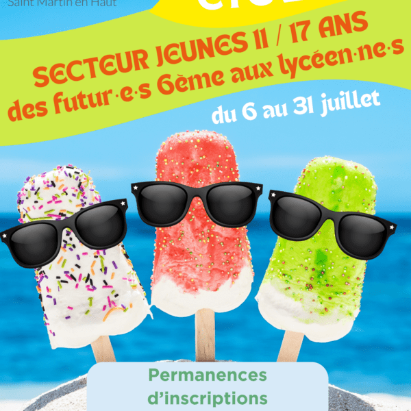 Programme jeunes – été 2026
